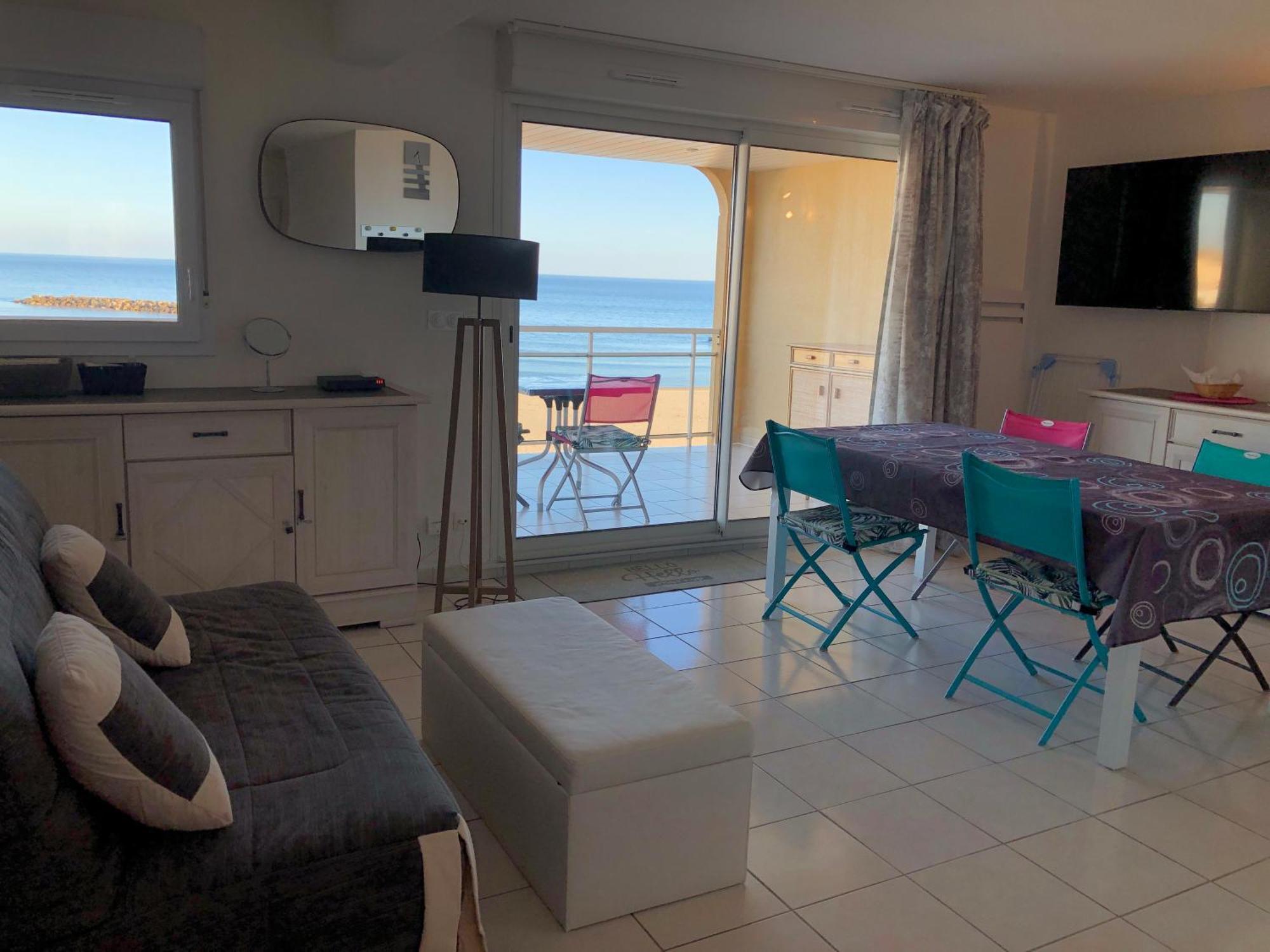 Appartement Front De Mer Valras-Plage Bagian luar foto